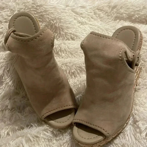 Prada suede espadrille’s neutral sandals shoes - Picture 12 of 17